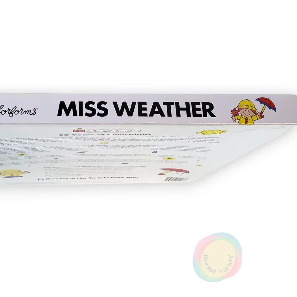 Colorforms Miss Weather Dress Up Set Complete Unused 2017
